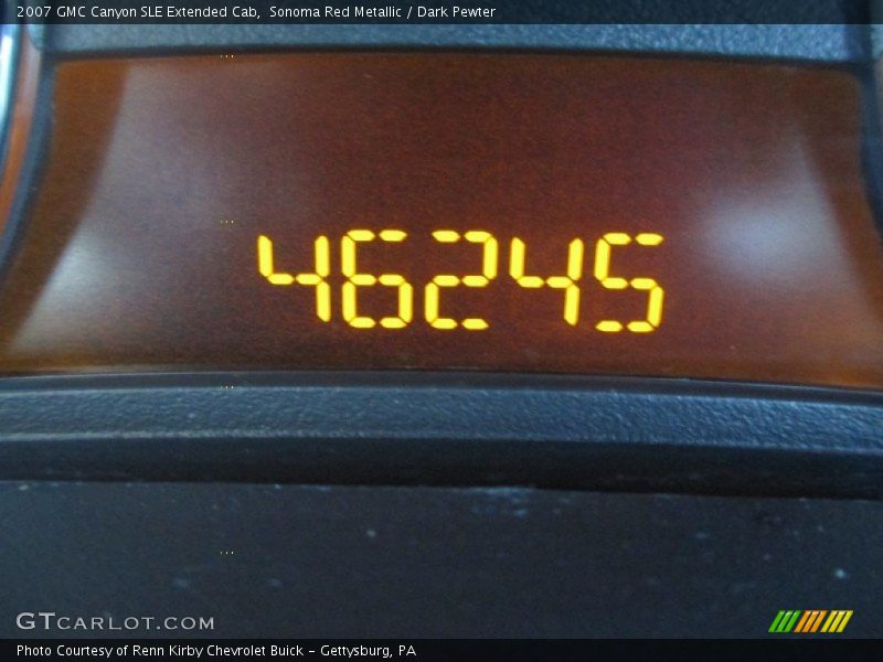 Sonoma Red Metallic / Dark Pewter 2007 GMC Canyon SLE Extended Cab