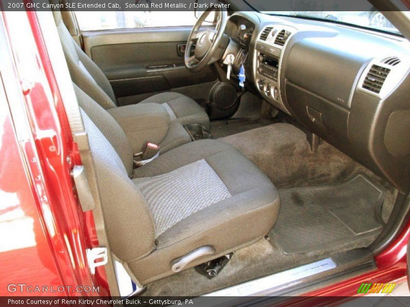 Sonoma Red Metallic / Dark Pewter 2007 GMC Canyon SLE Extended Cab