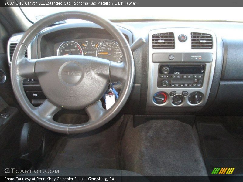 Sonoma Red Metallic / Dark Pewter 2007 GMC Canyon SLE Extended Cab