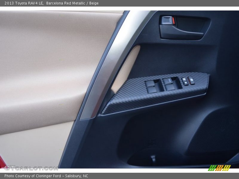 Barcelona Red Metallic / Beige 2013 Toyota RAV4 LE