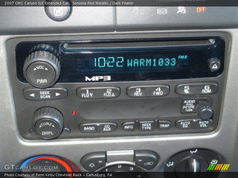 Sonoma Red Metallic / Dark Pewter 2007 GMC Canyon SLE Extended Cab