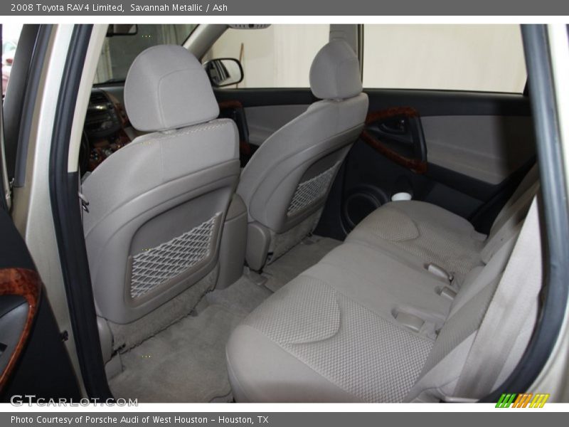 Rear Seat of 2008 RAV4 Limited