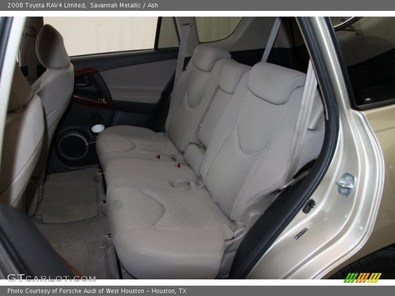 Rear Seat of 2008 RAV4 Limited