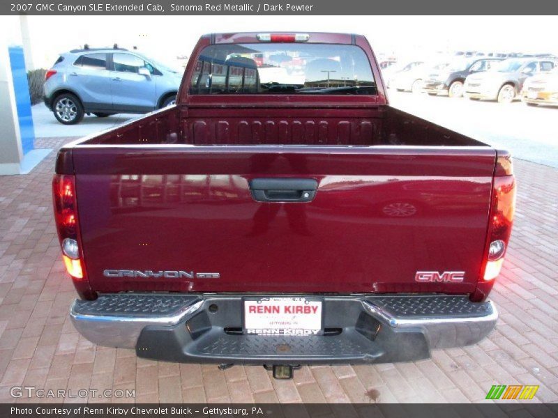 Sonoma Red Metallic / Dark Pewter 2007 GMC Canyon SLE Extended Cab