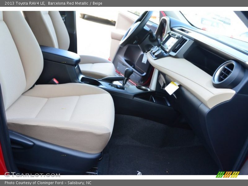 Barcelona Red Metallic / Beige 2013 Toyota RAV4 LE