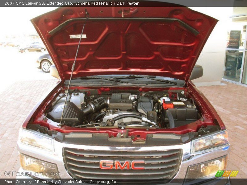 Sonoma Red Metallic / Dark Pewter 2007 GMC Canyon SLE Extended Cab