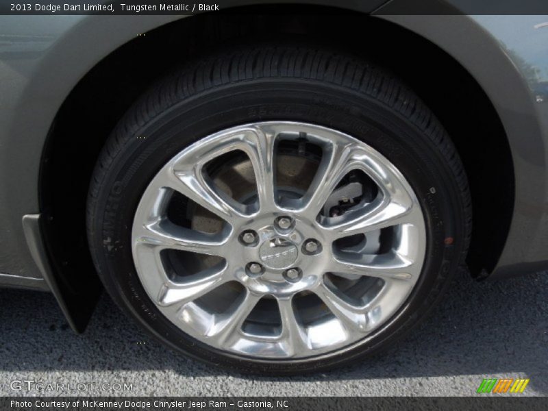 Tungsten Metallic / Black 2013 Dodge Dart Limited