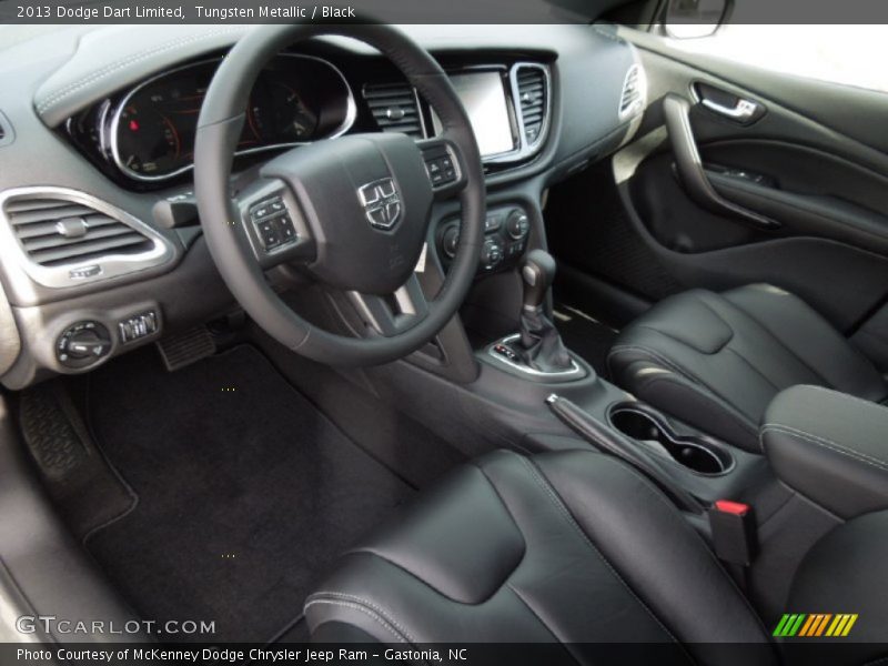 Tungsten Metallic / Black 2013 Dodge Dart Limited