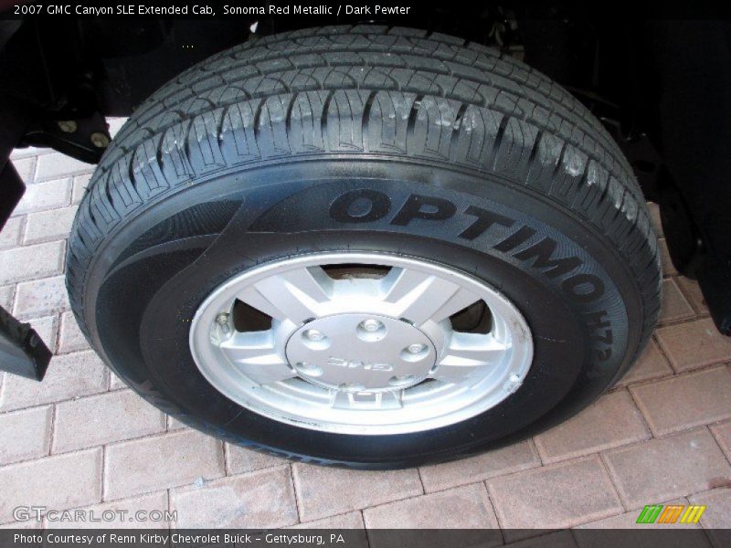 Sonoma Red Metallic / Dark Pewter 2007 GMC Canyon SLE Extended Cab