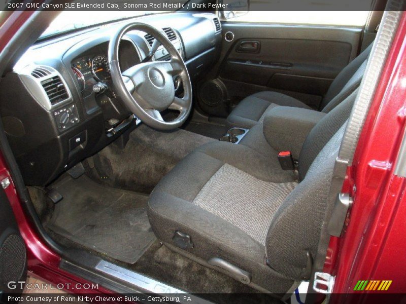 Sonoma Red Metallic / Dark Pewter 2007 GMC Canyon SLE Extended Cab