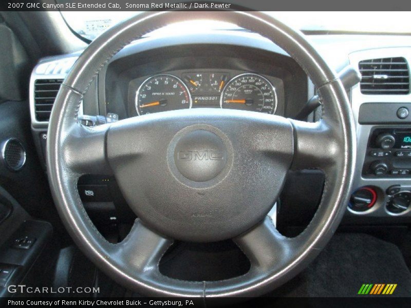 Sonoma Red Metallic / Dark Pewter 2007 GMC Canyon SLE Extended Cab