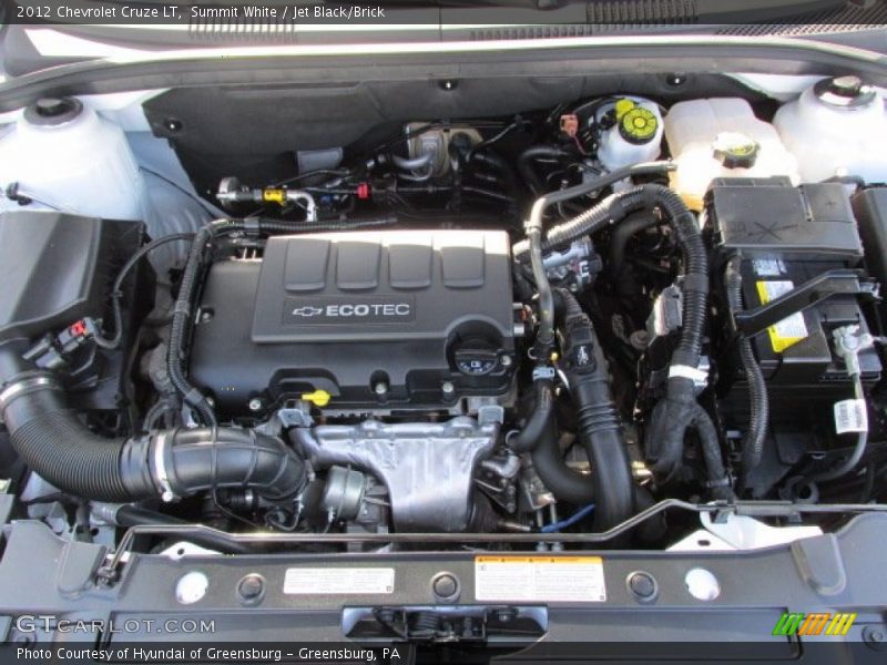 Summit White / Jet Black/Brick 2012 Chevrolet Cruze LT