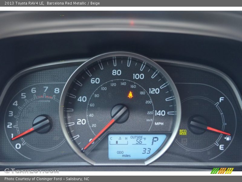  2013 RAV4 LE LE Gauges