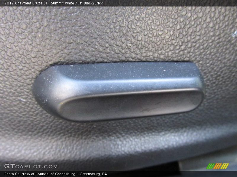 Summit White / Jet Black/Brick 2012 Chevrolet Cruze LT