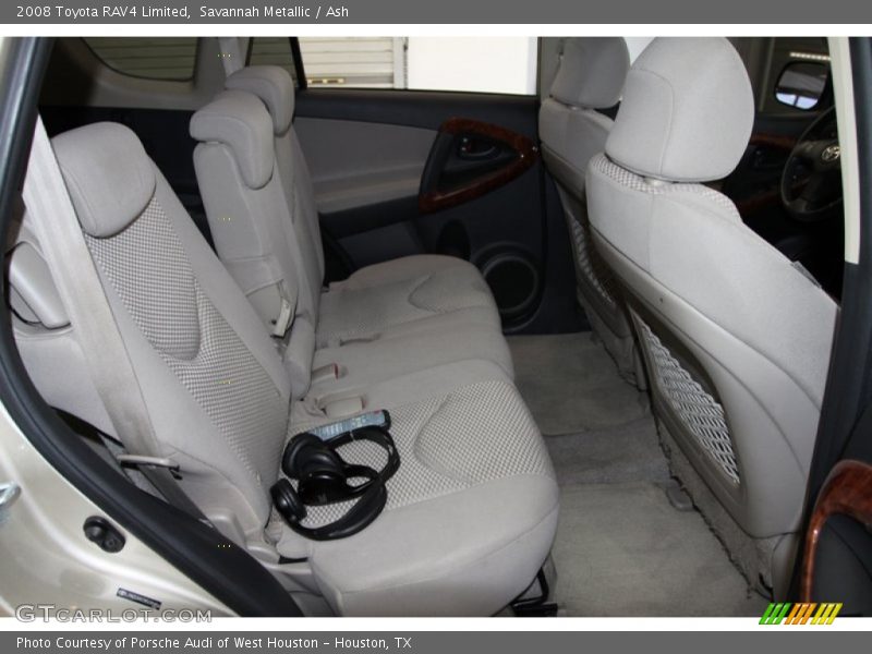 Rear Seat of 2008 RAV4 Limited