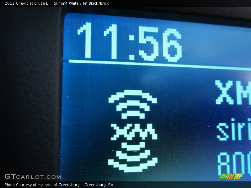 Summit White / Jet Black/Brick 2012 Chevrolet Cruze LT