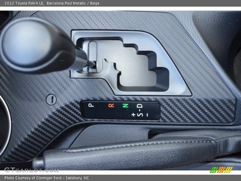  2013 RAV4 LE 6 Speed ECT-i Automatic Shifter