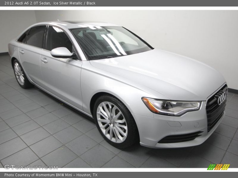 Ice Silver Metallic / Black 2012 Audi A6 2.0T Sedan