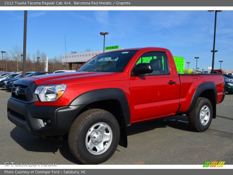 Front 3/4 View of 2013 Tacoma Regular Cab 4x4