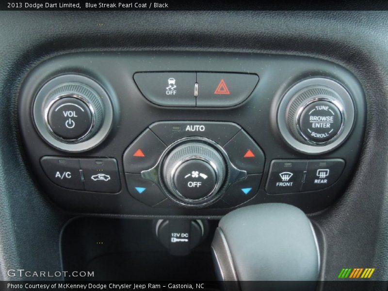 Blue Streak Pearl Coat / Black 2013 Dodge Dart Limited