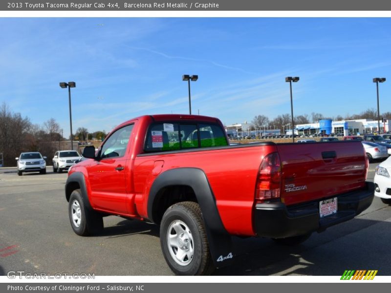 Barcelona Red Metallic / Graphite 2013 Toyota Tacoma Regular Cab 4x4