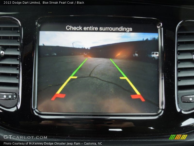 Blue Streak Pearl Coat / Black 2013 Dodge Dart Limited