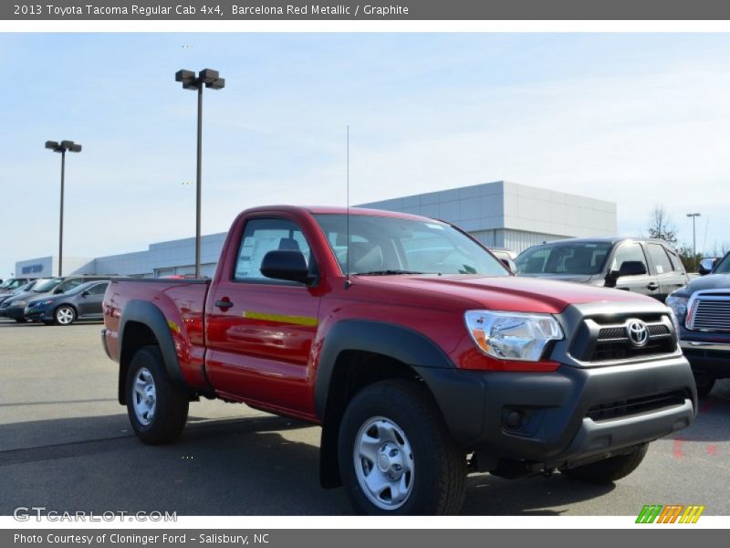 Barcelona Red Metallic / Graphite 2013 Toyota Tacoma Regular Cab 4x4