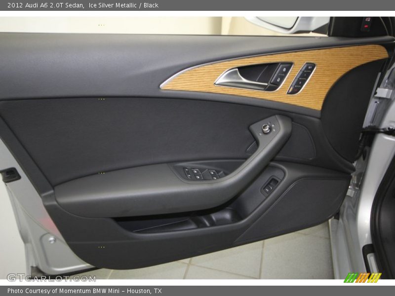 Ice Silver Metallic / Black 2012 Audi A6 2.0T Sedan