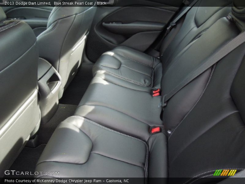 Blue Streak Pearl Coat / Black 2013 Dodge Dart Limited