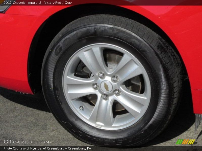 Victory Red / Gray 2012 Chevrolet Impala LS