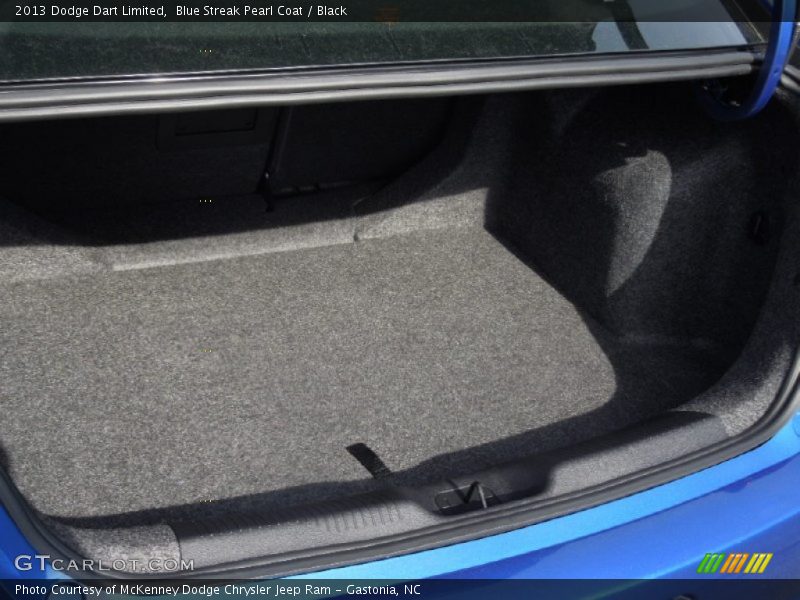 Blue Streak Pearl Coat / Black 2013 Dodge Dart Limited