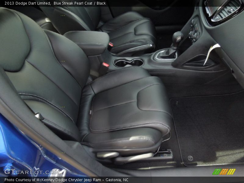 Blue Streak Pearl Coat / Black 2013 Dodge Dart Limited