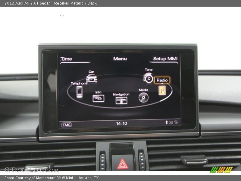 Ice Silver Metallic / Black 2012 Audi A6 2.0T Sedan
