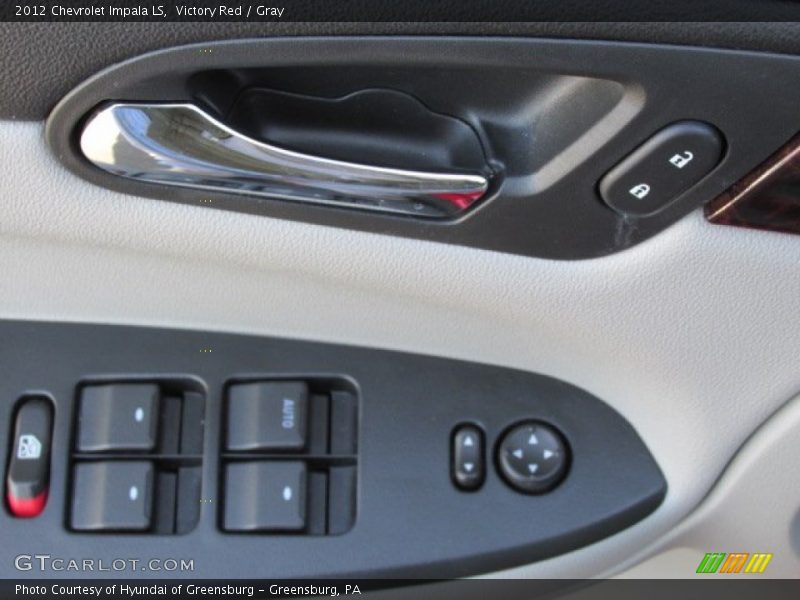 Victory Red / Gray 2012 Chevrolet Impala LS