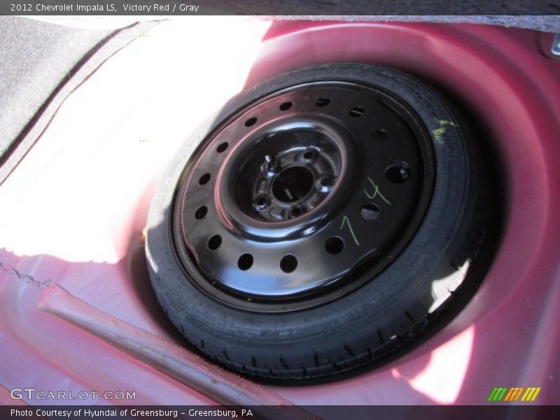 Victory Red / Gray 2012 Chevrolet Impala LS