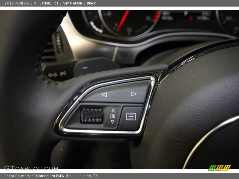 Ice Silver Metallic / Black 2012 Audi A6 2.0T Sedan