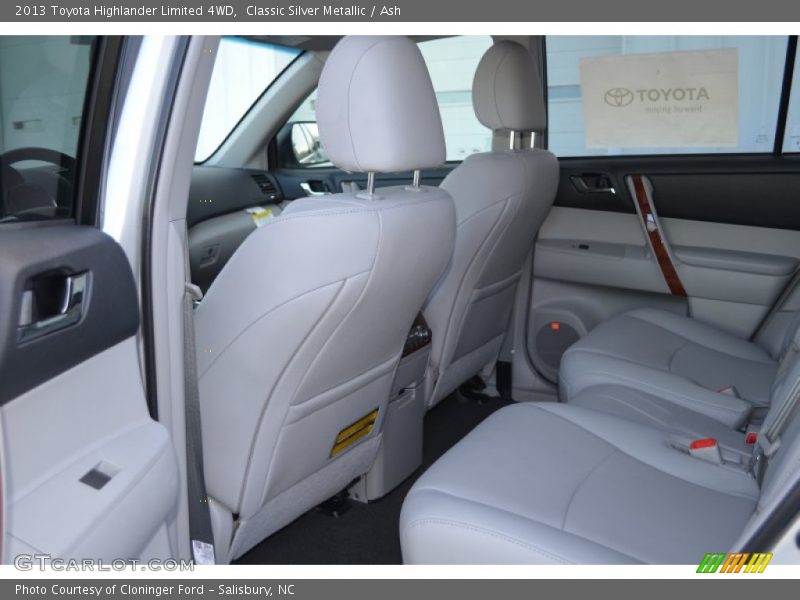 Classic Silver Metallic / Ash 2013 Toyota Highlander Limited 4WD