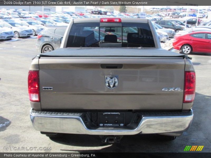 Austin Tan Pearl / Dark Slate/Medium Graystone 2009 Dodge Ram 1500 SLT Crew Cab 4x4