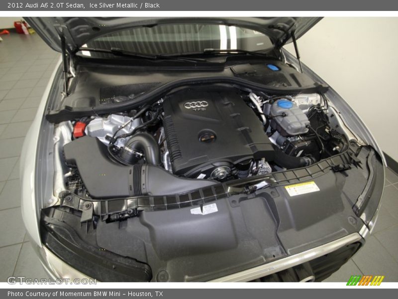 Ice Silver Metallic / Black 2012 Audi A6 2.0T Sedan
