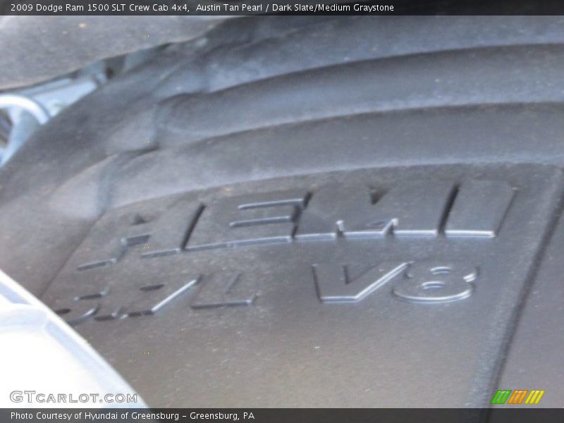 Austin Tan Pearl / Dark Slate/Medium Graystone 2009 Dodge Ram 1500 SLT Crew Cab 4x4