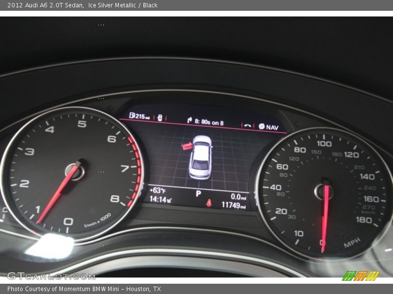Ice Silver Metallic / Black 2012 Audi A6 2.0T Sedan