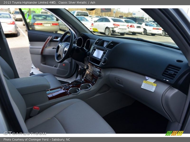 Classic Silver Metallic / Ash 2013 Toyota Highlander Limited 4WD