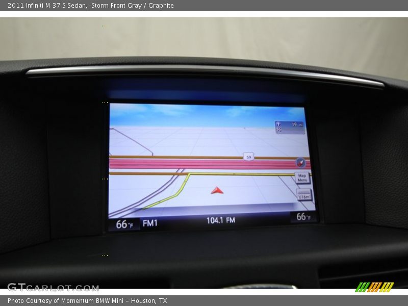 Navigation of 2011 M 37 S Sedan