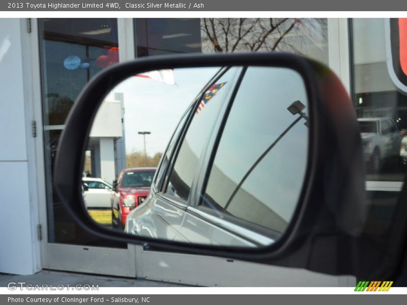 Classic Silver Metallic / Ash 2013 Toyota Highlander Limited 4WD