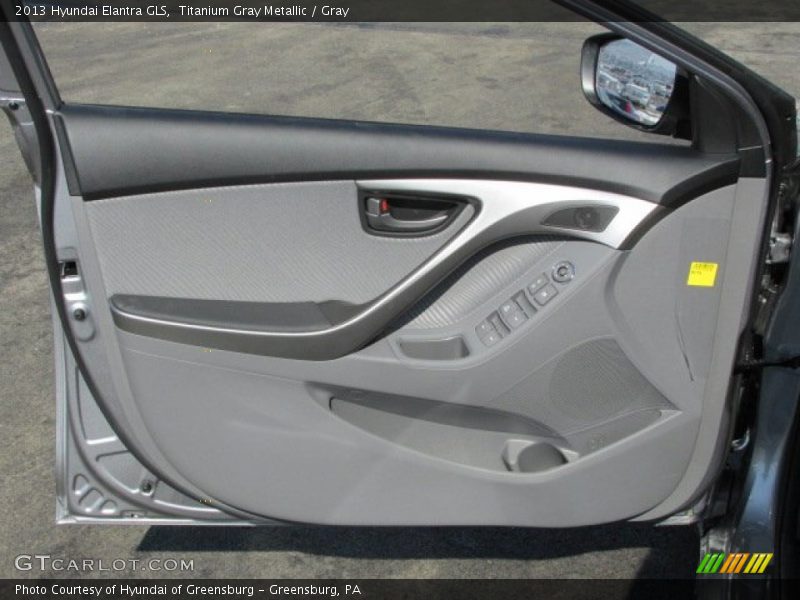 Titanium Gray Metallic / Gray 2013 Hyundai Elantra GLS
