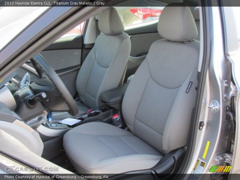 Titanium Gray Metallic / Gray 2013 Hyundai Elantra GLS