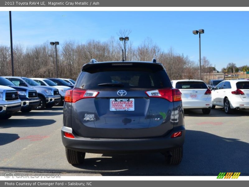 Magnetic Gray Metallic / Ash 2013 Toyota RAV4 LE