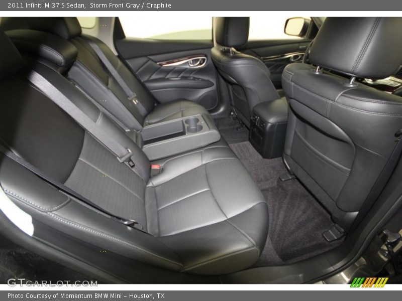Rear Seat of 2011 M 37 S Sedan