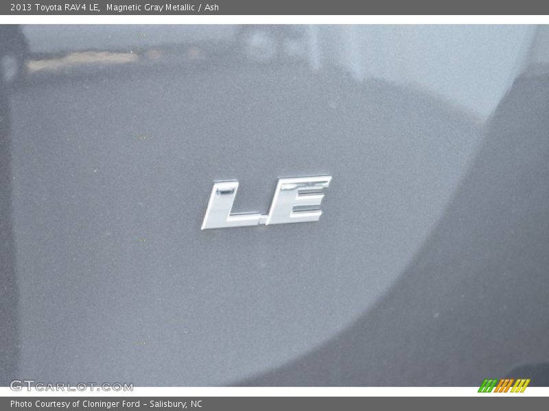 Magnetic Gray Metallic / Ash 2013 Toyota RAV4 LE