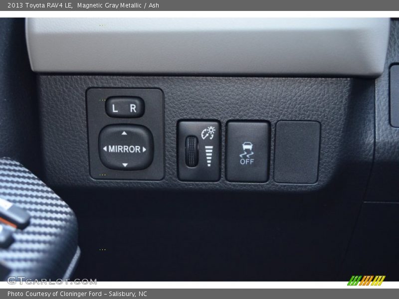 Controls of 2013 RAV4 LE
